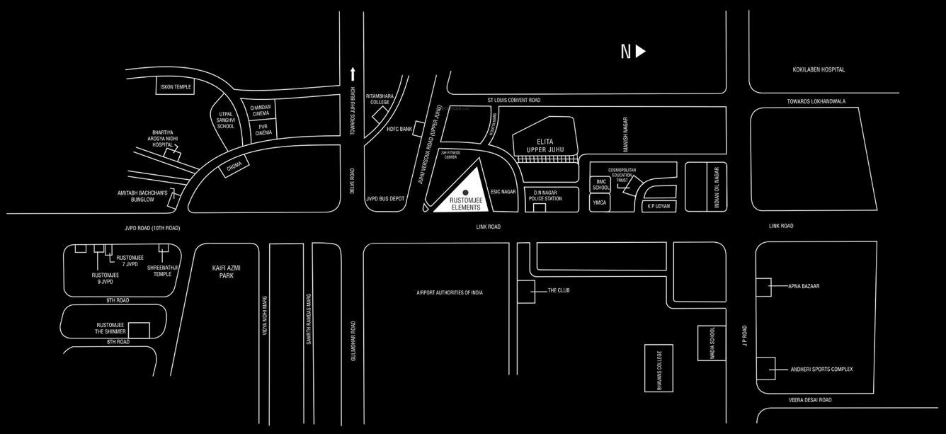 Images for Location Plan of Rustomjee Elements Wing SC