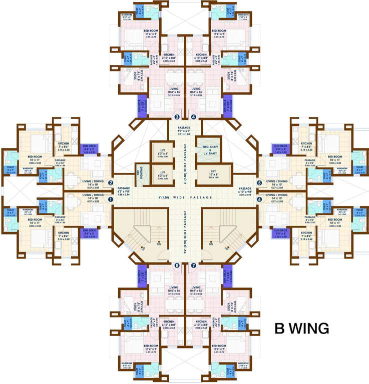 city kalyan cypress b Images for Cluster Plan of Nirmal City Kalyan Cypress B