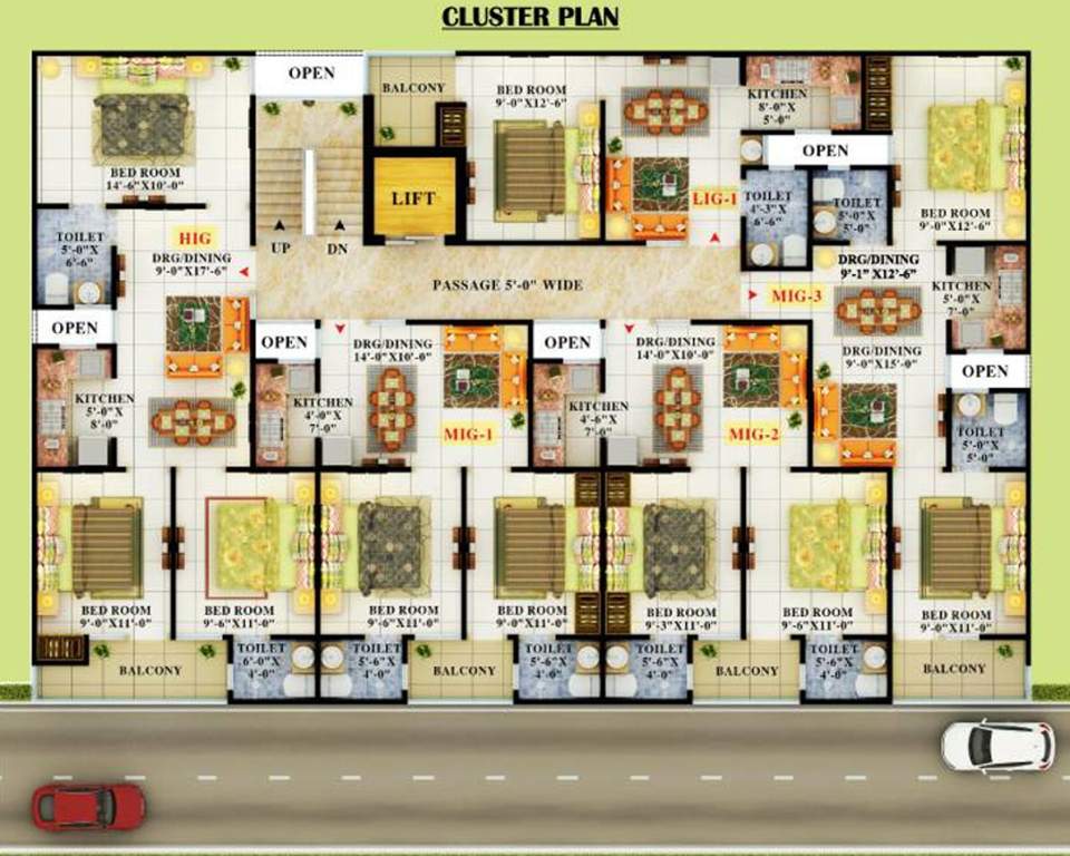 Images for Cluster Plan of APS Gold Homes