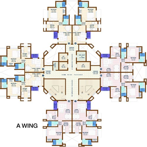 Images for Cluster Plan of Nirmal City Kalyan Cypress A