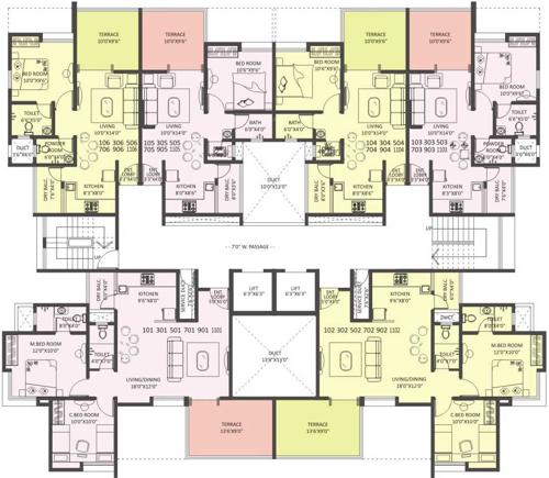 Images for Cluster Plan of Satav Grande Ventila Phase 1 Wing B