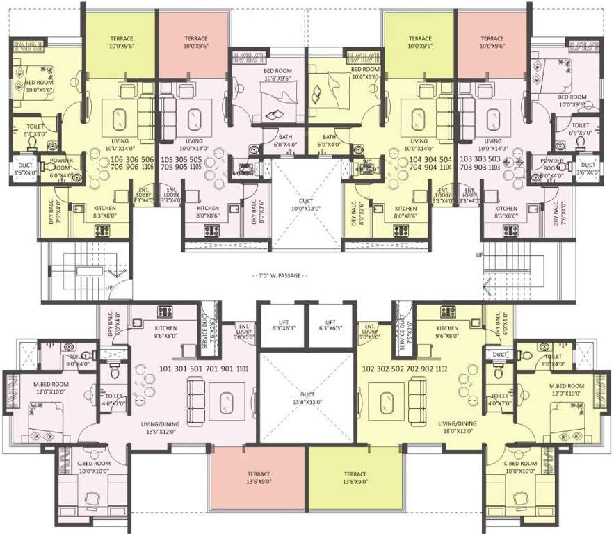 Images for Cluster Plan of Satav Grande Ventila Phase 1 Wing B
