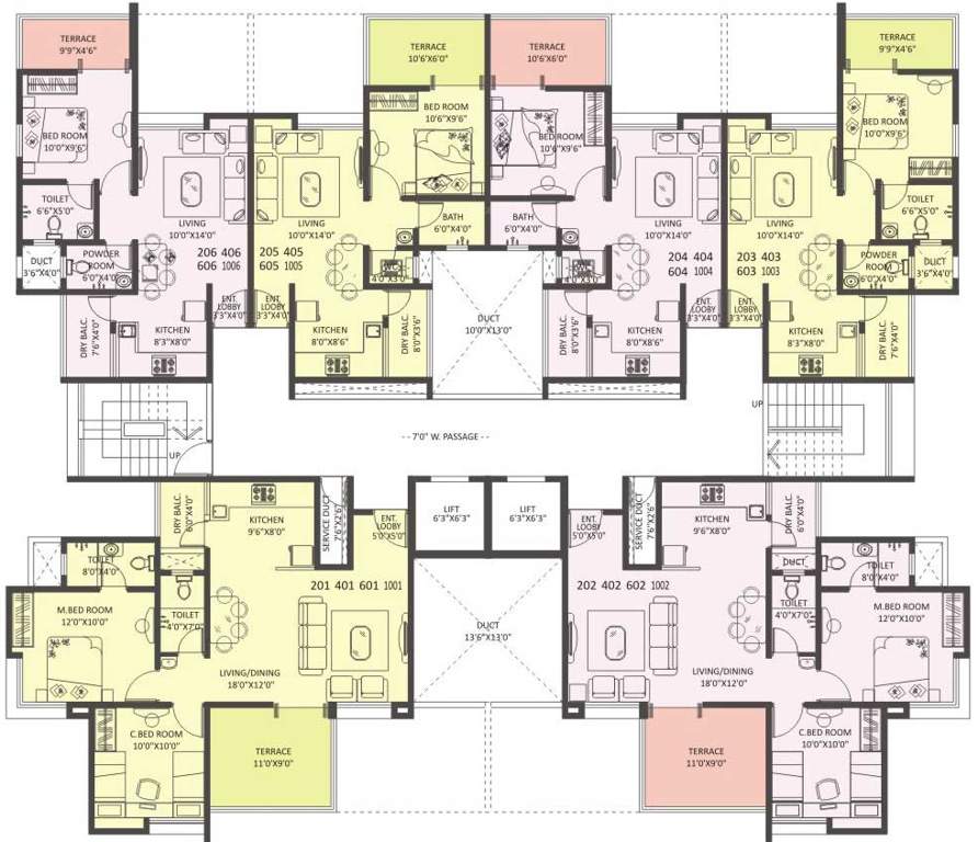 Images for Cluster Plan of Satav Grande Ventila Phase 1 Wing B