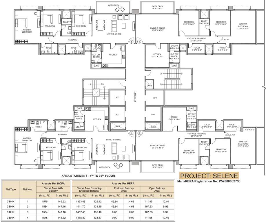  selene Images for Cluster Plan of Hiranandani Selene