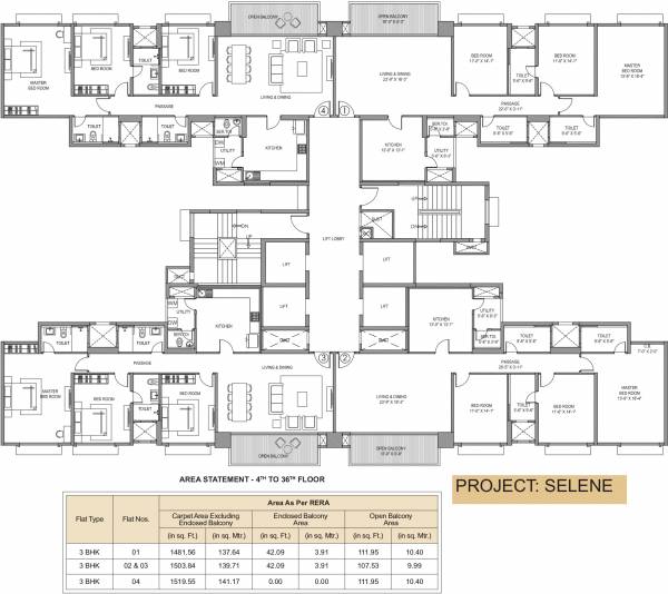 Images for Cluster Plan of Hiranandani Selene