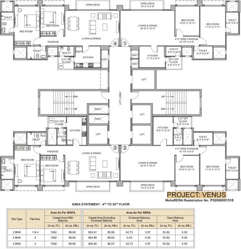  venus Images for Cluster Plan of Hiranandani Venus