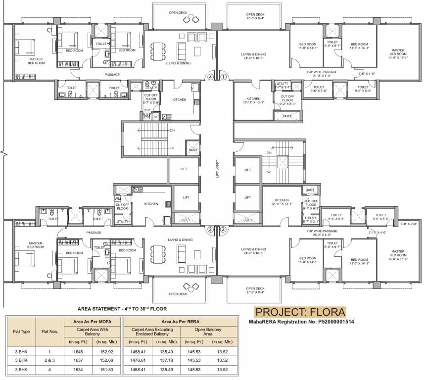 Images for Cluster Plan of Hiranandani Flora