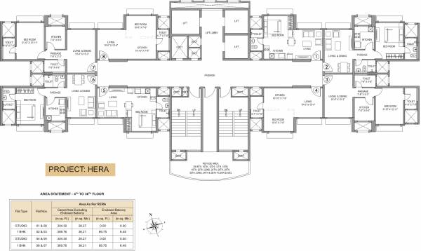 Images for Cluster Plan of Hiranandani Hera