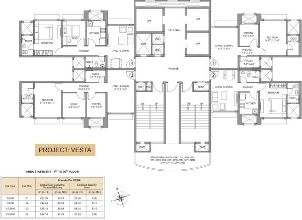 Images for Cluster Plan of Hiranandani Vesta