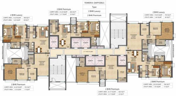 Images for Cluster Plan of Runwal Bliss Wing B Images for Cluster Plan of Runwal Bliss Wing B