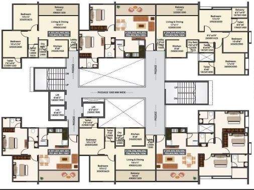  insignia building a and b Building A Cluster Plan