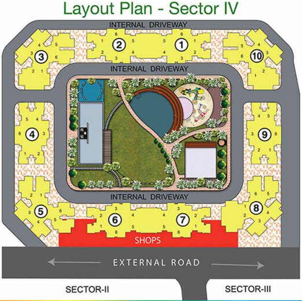 Images for Layout Plan of Raunak City Sector IV D1