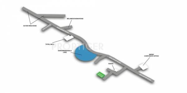 Images for Location Plan of Vaishnavi Group Bangalore Orchids