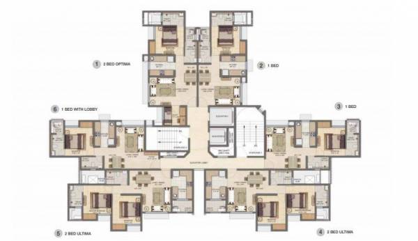  upper-thane-treetops-a-to-f-c1-c2 A Cluster Plan