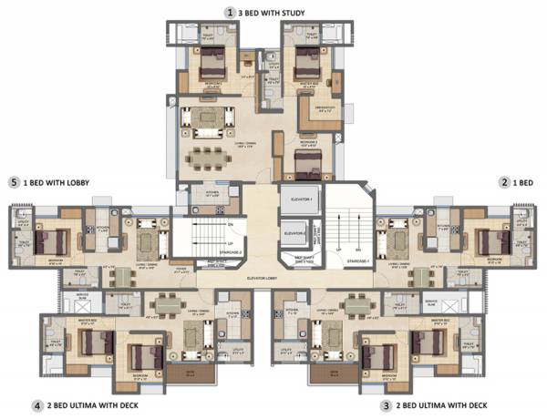 Images for Cluster Plan of Lodha Upper Thane Ecopolis A B