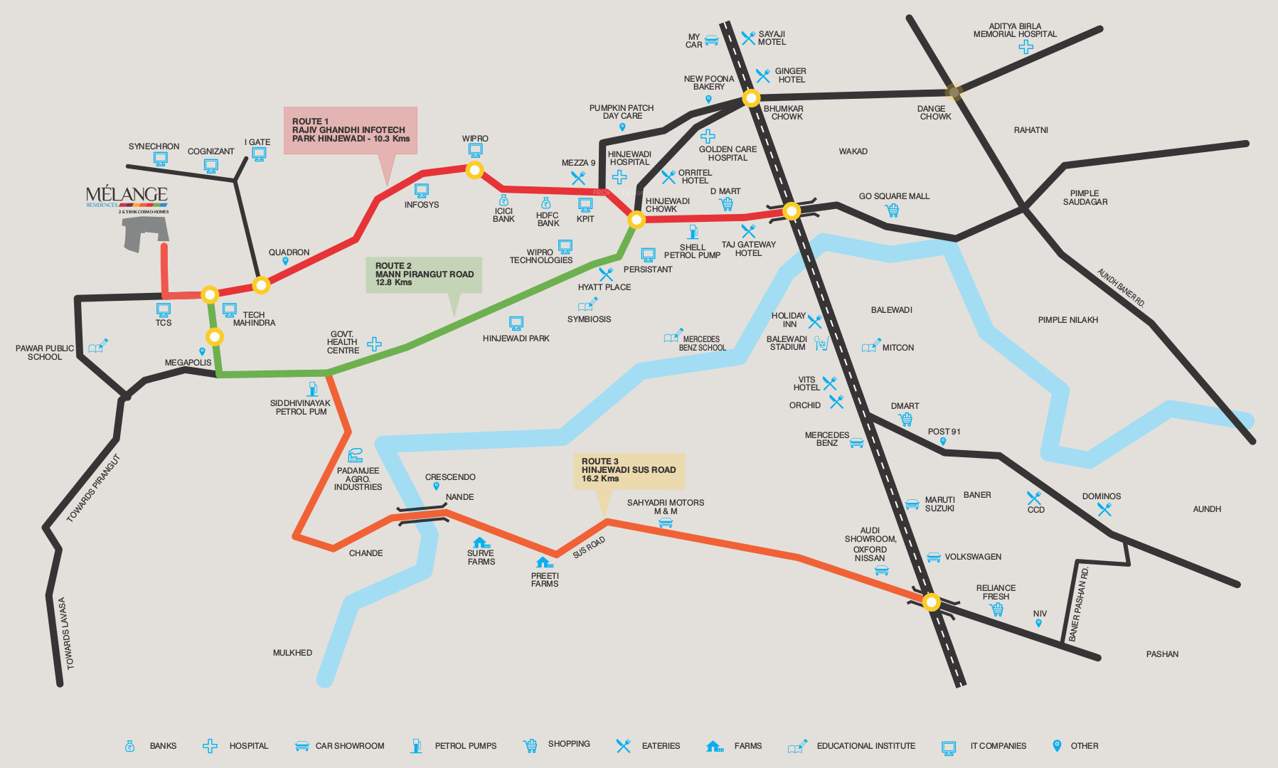 Images for Location Plan of Rama Melange Residences Phase II