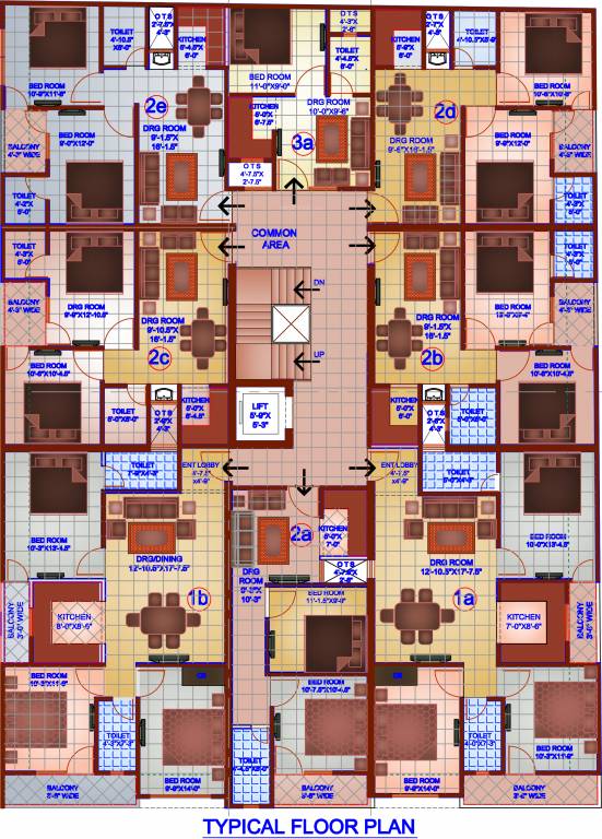 Images for Cluster Plan of J And J D D Apartment