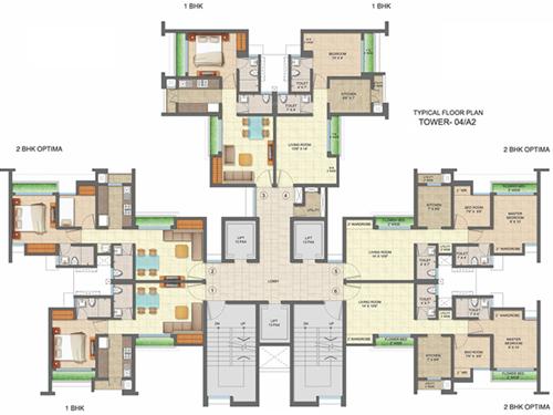  my-city-phase-i-part-ii Images for Cluster Plan of Runwal My City Phase I Part II