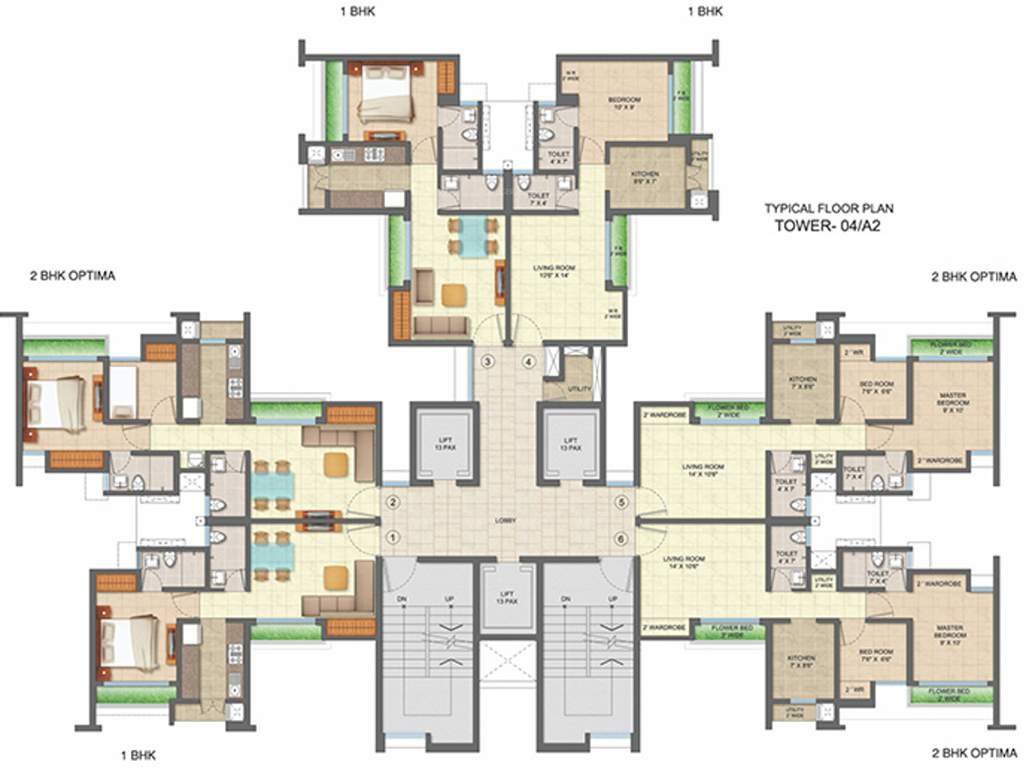  my city phase i part ii Images for Cluster Plan of Runwal My City Phase I Part II