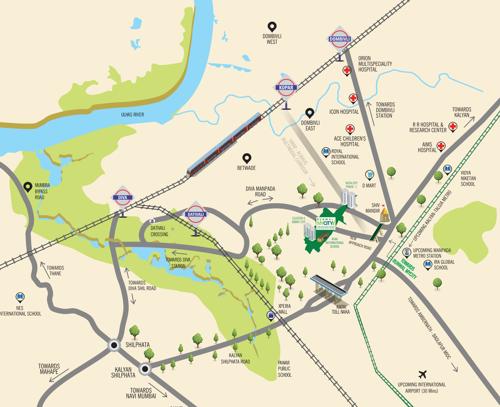  my-city-phase-i-part-ii Images for Location Plan of Runwal My City Phase I Part II