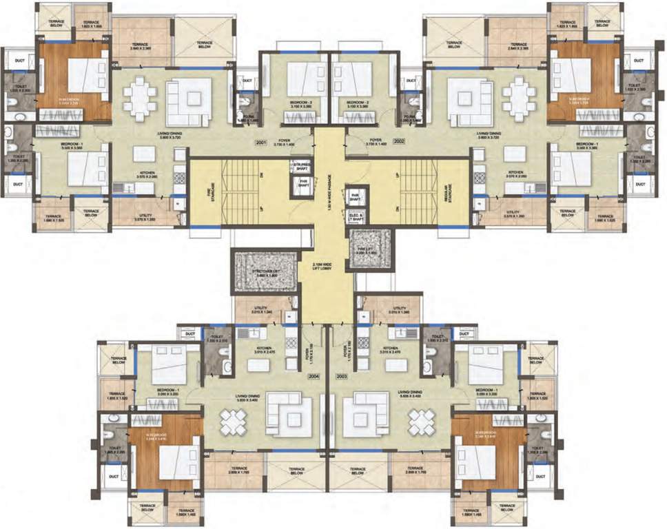  purva silversands Images for Cluster Plan of Purva Purva Silversands