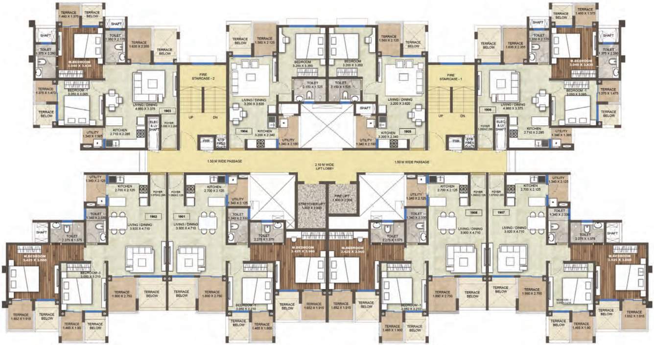  purva silversands Images for Cluster Plan of Purva Purva Silversands