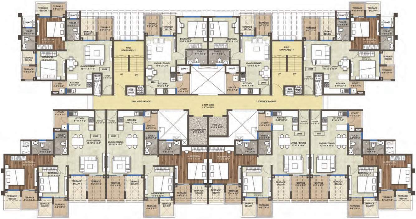  purva silversands Images for Cluster Plan of Purva Purva Silversands