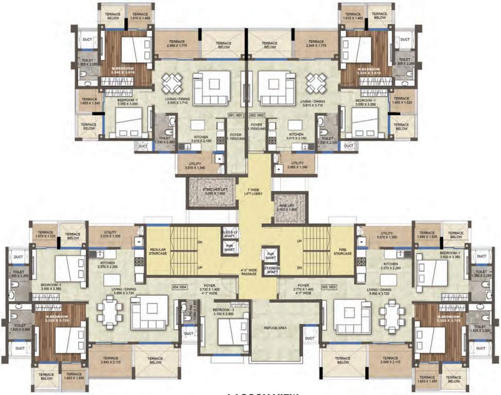  purva silversands Images for Cluster Plan of Purva Purva Silversands