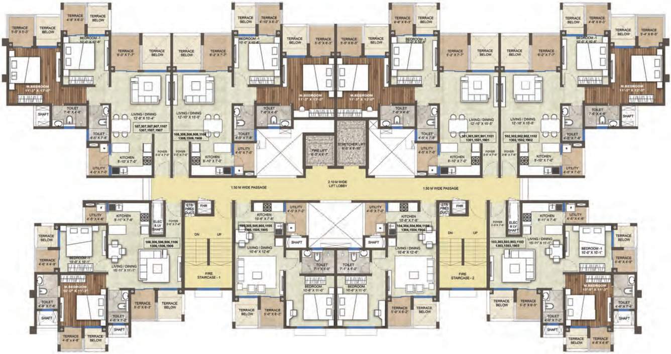  purva silversands Images for Cluster Plan of Purva Purva Silversands