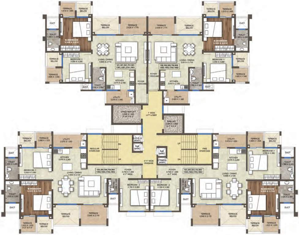  purva silversands Images for Cluster Plan of Purva Purva Silversands