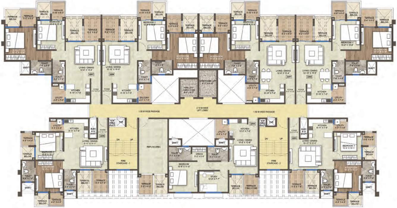 purva silversands Images for Cluster Plan of Purva Purva Silversands