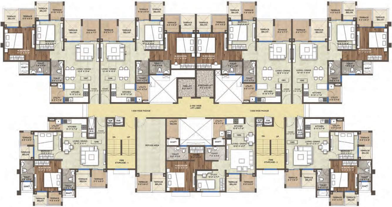 purva silversands Images for Cluster Plan of Purva Purva Silversands