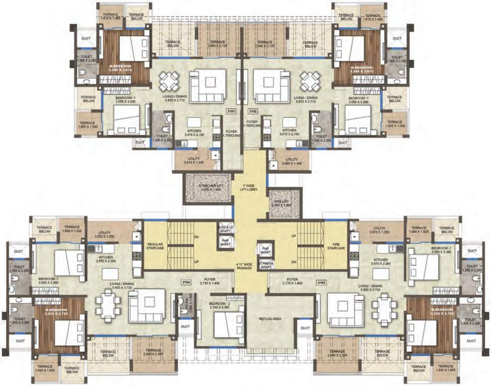  purva silversands Images for Cluster Plan of Purva Purva Silversands