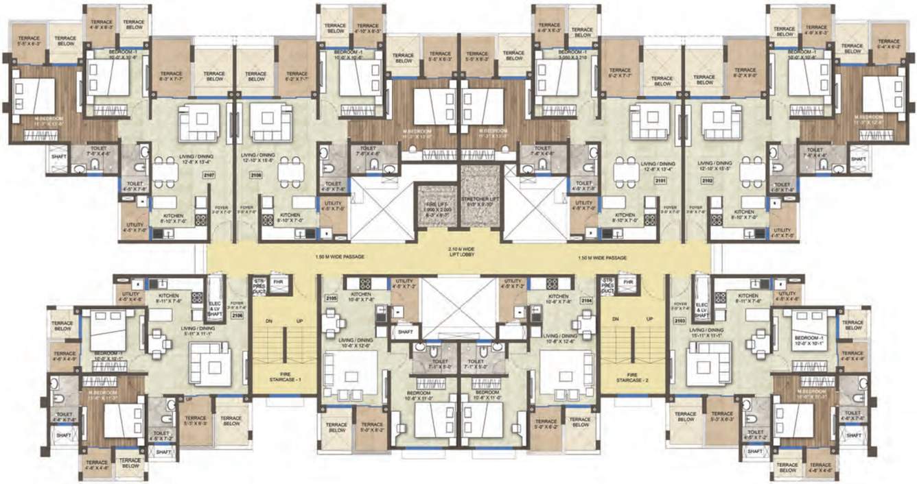  purva silversands Images for Cluster Plan of Purva Purva Silversands