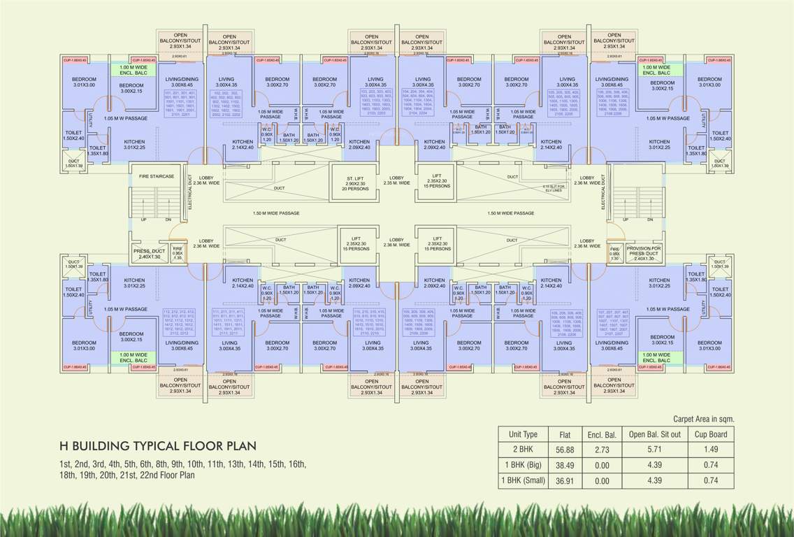 Images for Cluster Plan of Kolte Patil Life Republic Sector R16 16th Avenue