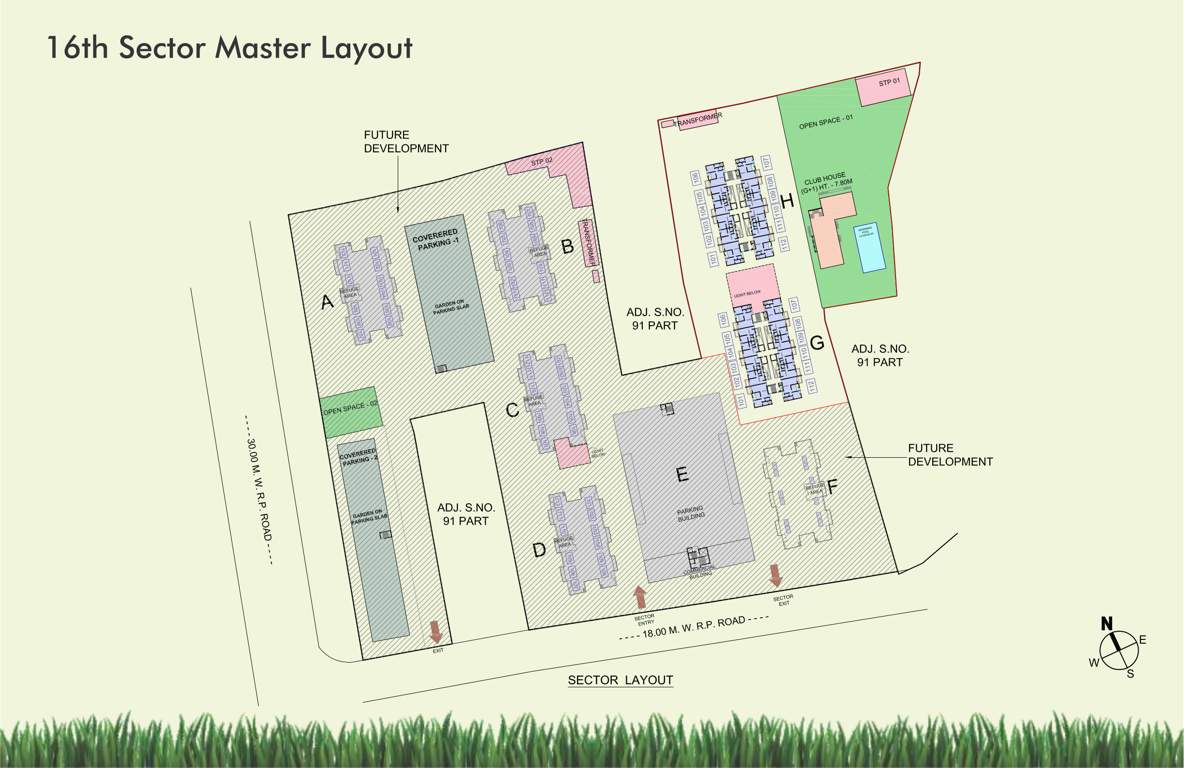 Images for Layout Plan of Kolte Patil Life Republic Sector R16 16th Avenue