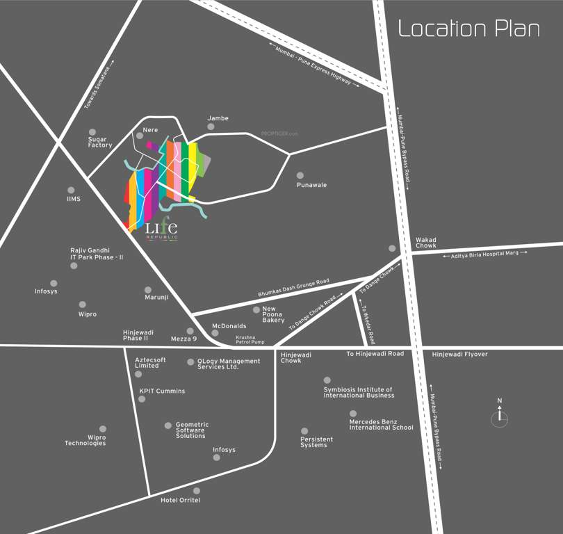 Images for Location Plan of Kolte Patil Life Republic Sector R16 16th Avenue