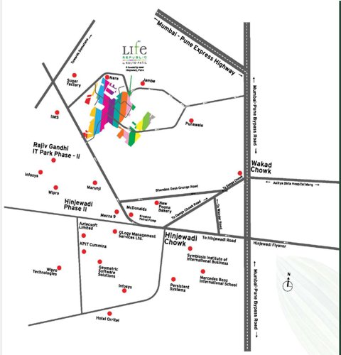  life-republic-sector-r3-3rd-avenue Location Plan