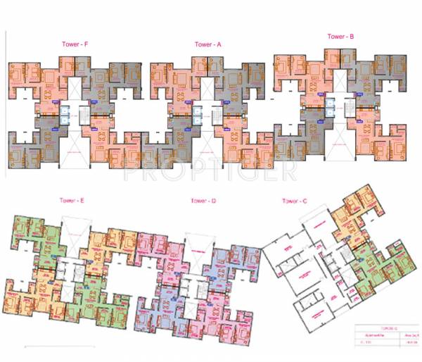  ganga-socrates Tower-B Cluster Plan
