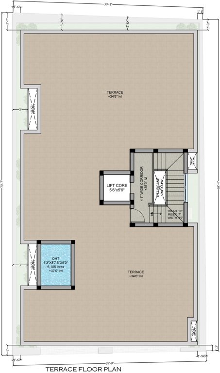 Images for Cluster Plan of Dharshini LTS Enclave