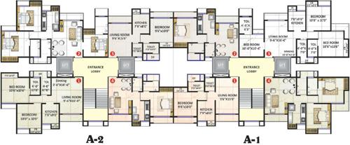 Images for Cluster Plan of Sanghvi Valley A1 A2
