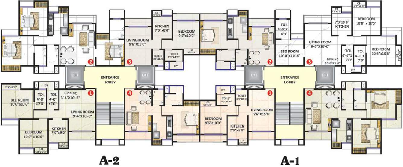 Images for Cluster Plan of Sanghvi Valley A1 A2