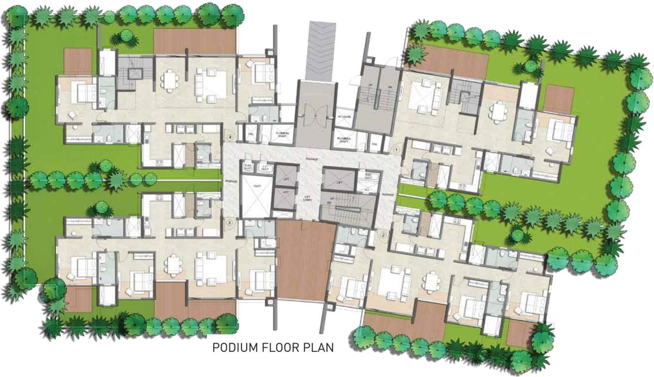 Images for Cluster Plan of Kalpataru Jade Residences F