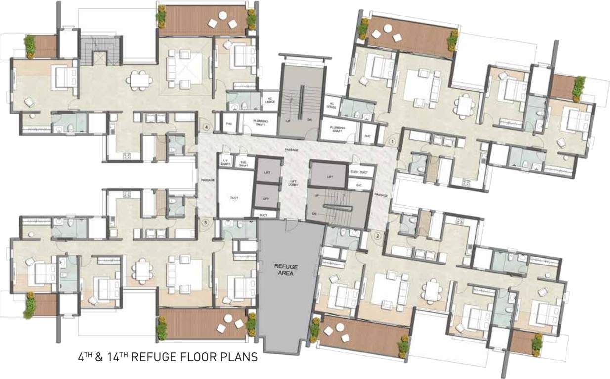 Images for Cluster Plan of Kalpataru Jade Residences F