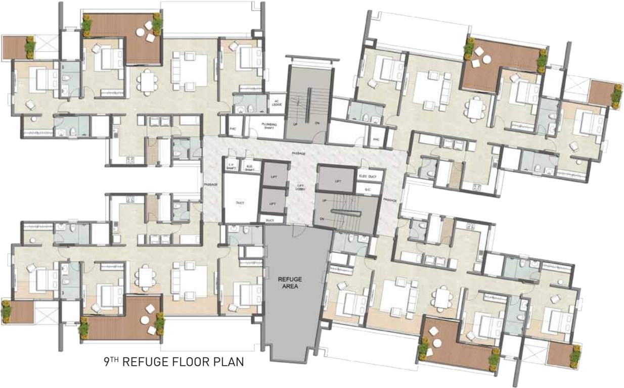 Images for Cluster Plan of Kalpataru Jade Residences F