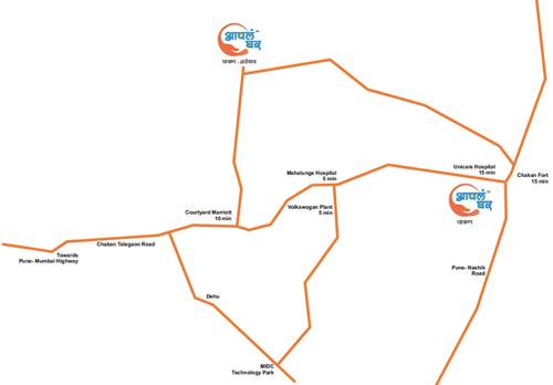  aapla-ghar-chakan-phase-ii Images for Location Plan of Maple Aapla Ghar Chakan Phase II