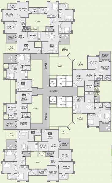 Images for Cluster Plan of Anshul Sara A Building