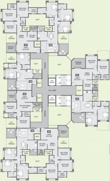 Images for Cluster Plan of Anshul Sara A Building