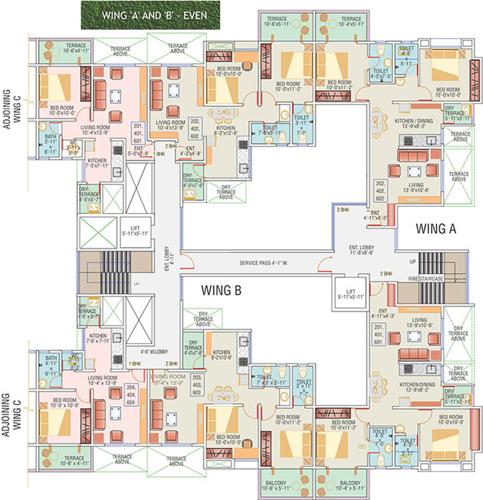 Images for Cluster Plan of Anshul Aarush A building and B building