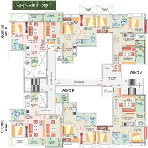Images for Cluster Plan of Anshul Aarush A building and B building